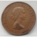 AUSTRALIA 1960 .  ONE 1 PENNY . ERROR . DIE ERROR AFTER AUSTRALIA